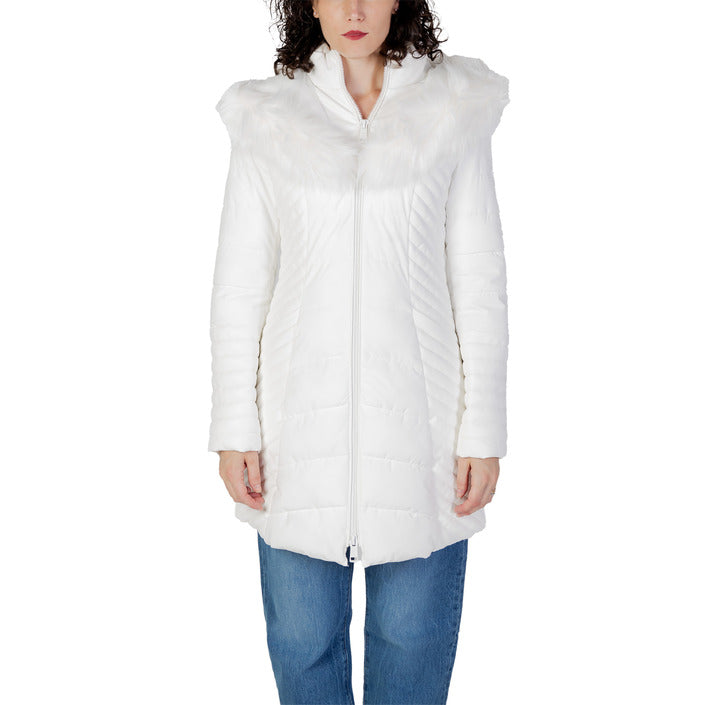 Guess Women Jacket-Guess-white-S-Urbanheer