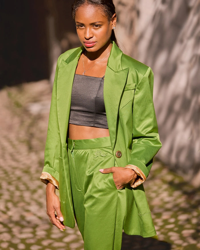 Urban Suit Jacket And Long Pants Apple Green-Suit Jacket and Pants-Nereide Asturias-Urbanheer