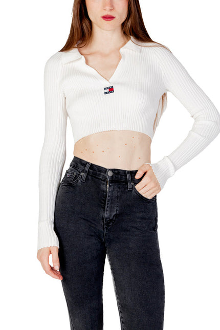 Tommy Hilfiger Jeans Women Knitwear-Tommy Hilfiger Jeans-white-S-Urbanheer