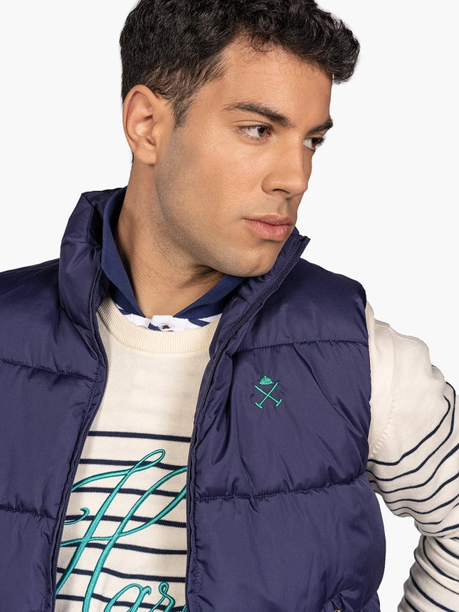 Riviera Vest Navy Blue