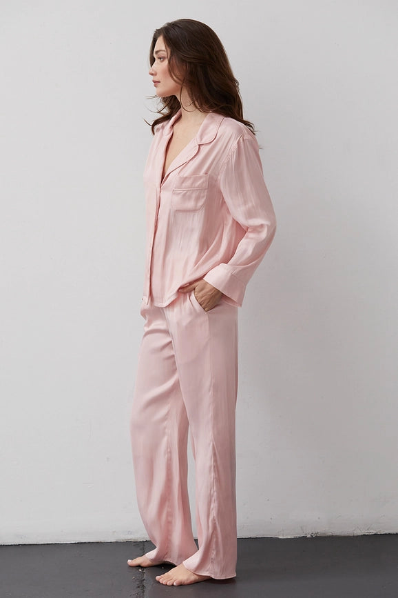 Jules Satin Sleepwear Top-Top-Crescent-Urbanheer