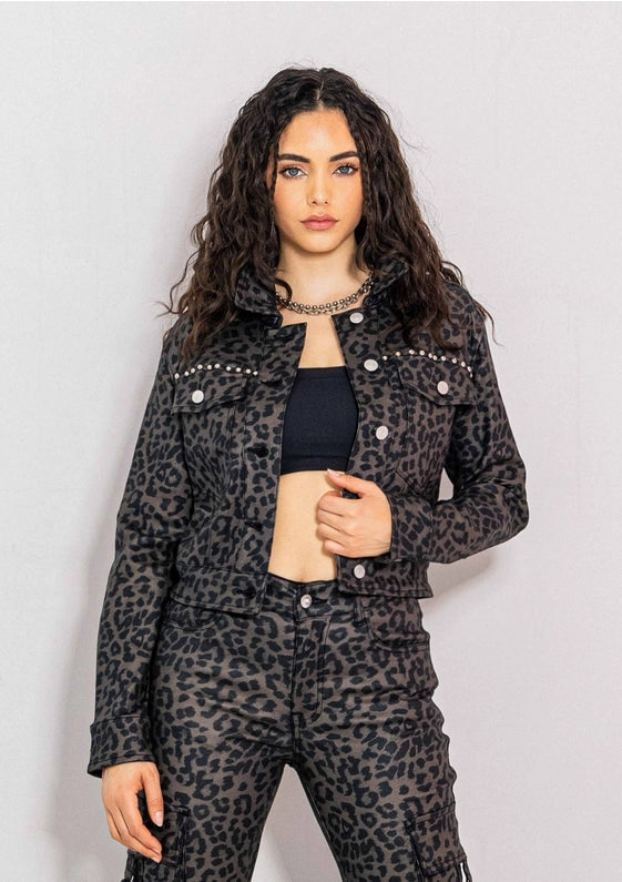 Out Of The Wild Leopard Jacket-Clothing - Women-Vibrant M.i.U-XS-Urbanheer