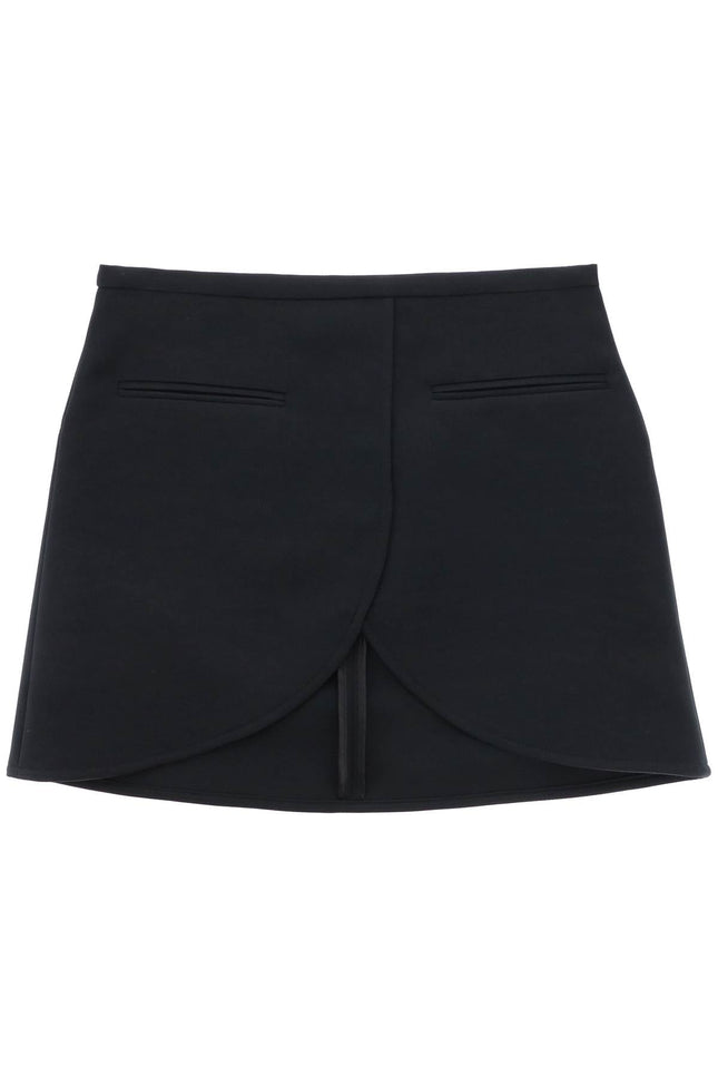 Ellipse Twill Mini Skirt In