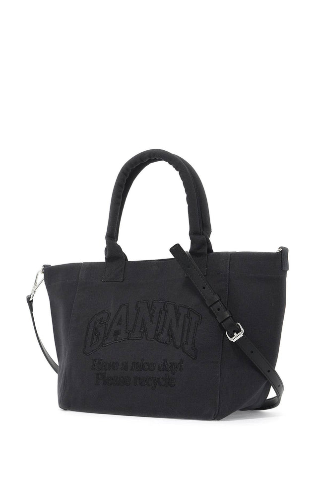 Embroidered Logo Tote Bag With