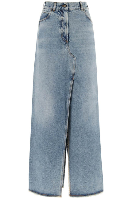 Emma Denim Column Skirt