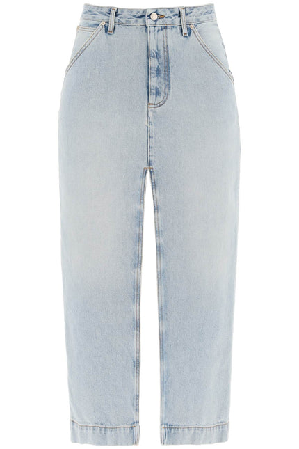 Erika'S Denim Midi Skirt In - Light Blue