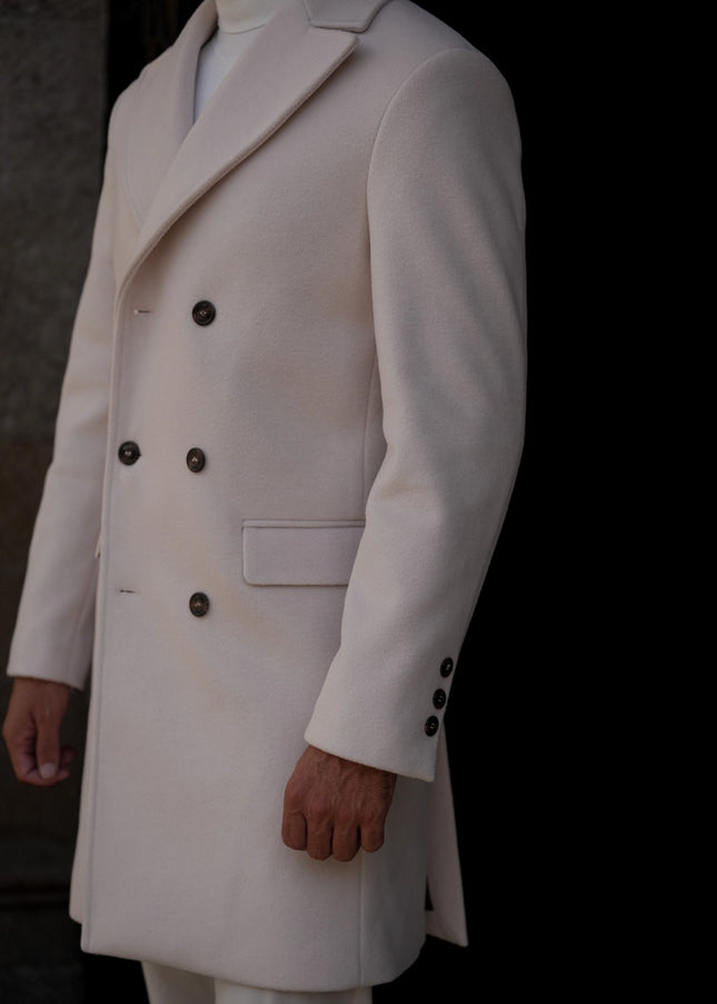 Double Breasted Overcoat Pearl-Clothing - Men-Donato-Urbanheer