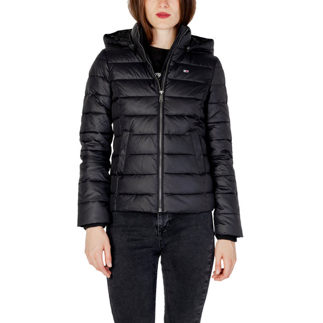 Tommy Hilfiger Jeans Women Jacket-Clothing Jackets-Tommy Hilfiger Jeans-black-XXS-Urbanheer