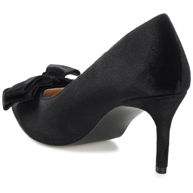 Journee Collection Women's Crystol Pump Black-Shoes Pumps-Journee Collection-Urbanheer