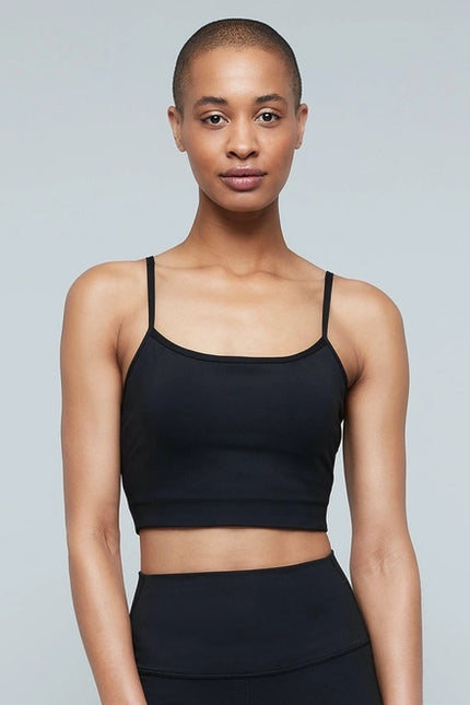 Lunar Luxe Bra Top - Black Iris-Top-Moonchild Yoga Wear-S-Urbanheer