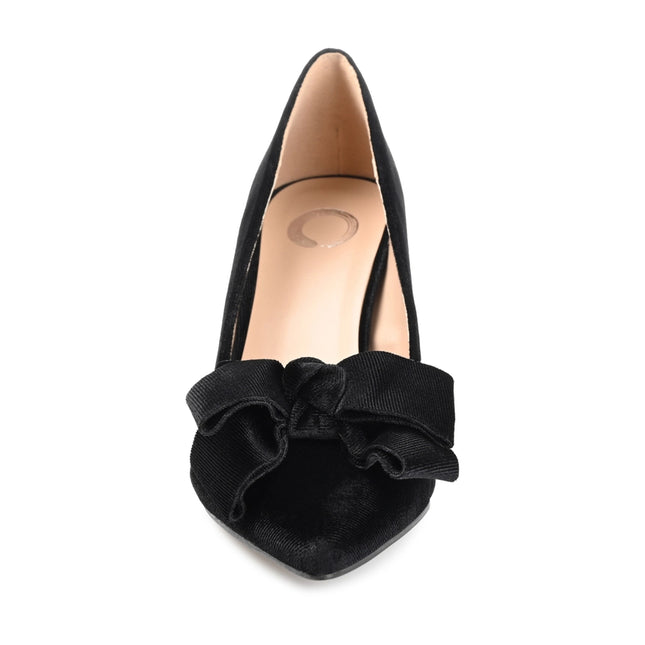 Journee Collection Women's Crystol Pump Black-Shoes Pumps-Journee Collection-Urbanheer