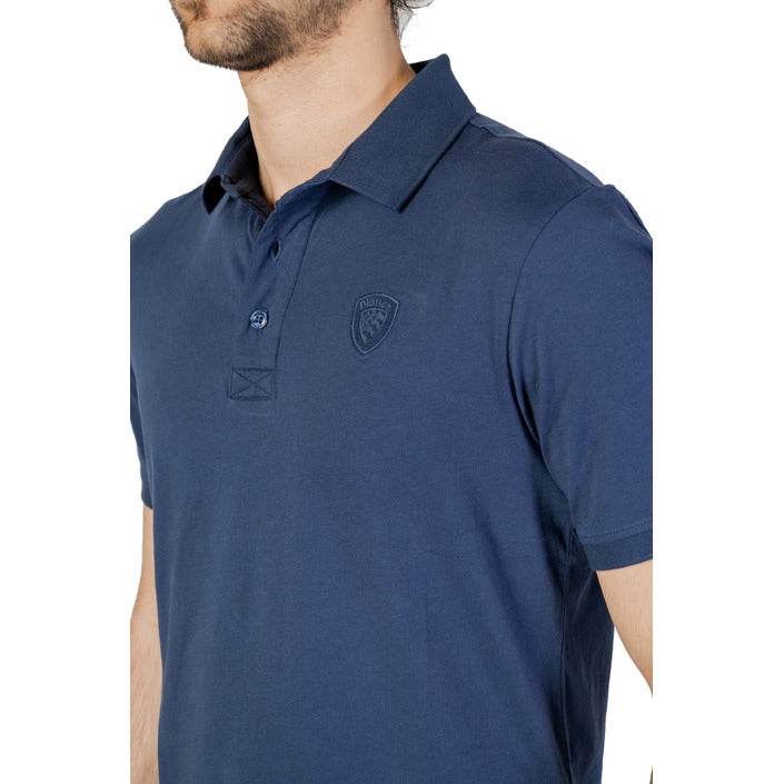 Blauer Men Polo-Clothing Polo-Blauer-Urbanheer