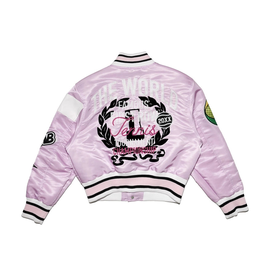 Tennis Varsity Jacket-Jacket-Vibrant M.i.U-Urbanheer