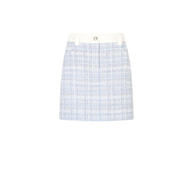 Morgan De Toi Women Skirt-Clothing Skirt-Morgan De Toi-light blue-34-Urbanheer