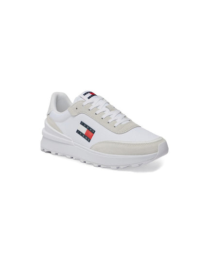 Tommy Hilfiger Jeans Men Sneakers-Shoes Sneakers-Tommy Hilfiger Jeans-white-40-Urbanheer