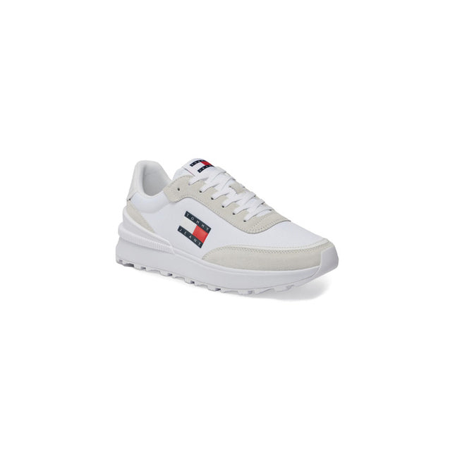 Tommy Hilfiger Jeans Men Sneakers-Shoes Sneakers-Tommy Hilfiger Jeans-white-40-Urbanheer