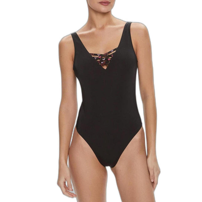 Ea7 Women Beachwear-Clothing Beachwear-Ea7-black-XS-Urbanheer