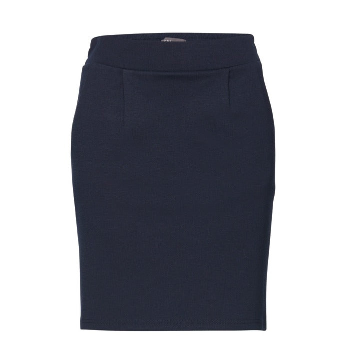 Ichi Women Skirt-Clothing Skirt-Ichi-blue-XS-Urbanheer