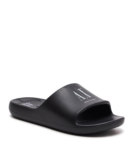 Armani Exchange Women Slippers-Shoes Slippers-Armani Exchange-black-35-Urbanheer