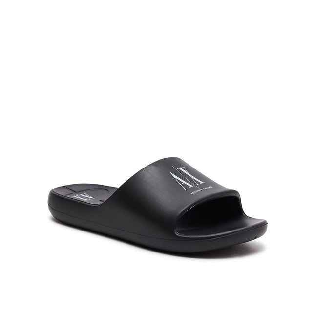 Armani Exchange Women Slippers-Shoes Slippers-Armani Exchange-black-35-Urbanheer