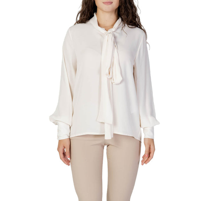 Sandro Ferrone Women Blouse-Sandro Ferrone-white-40-Urbanheer