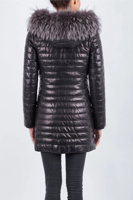 Detty Lambskin Jacket-Intuition Paris-Urbanheer