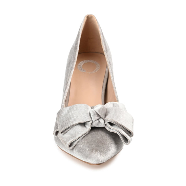 Journee Collection Women's Crystol Pump Grey-Shoes Pumps-Journee Collection-Urbanheer