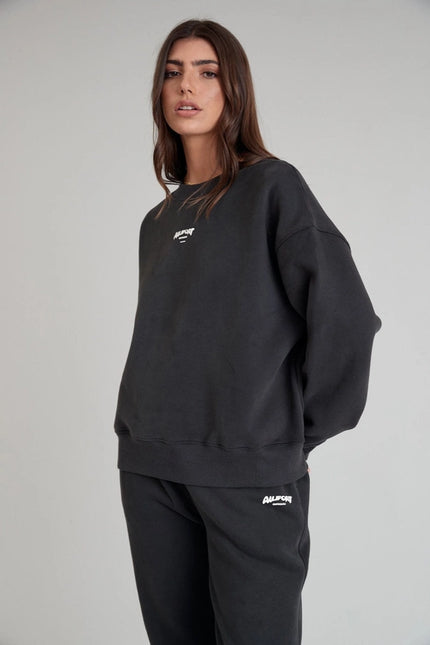 Outdoor Crew Sweater (Vintage Black)-Sweater-All Fenix-Urbanheer