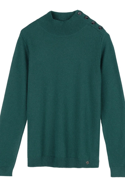 Odette Sweater Green-Sweater-Bel Cashmere-S-Urbanheer