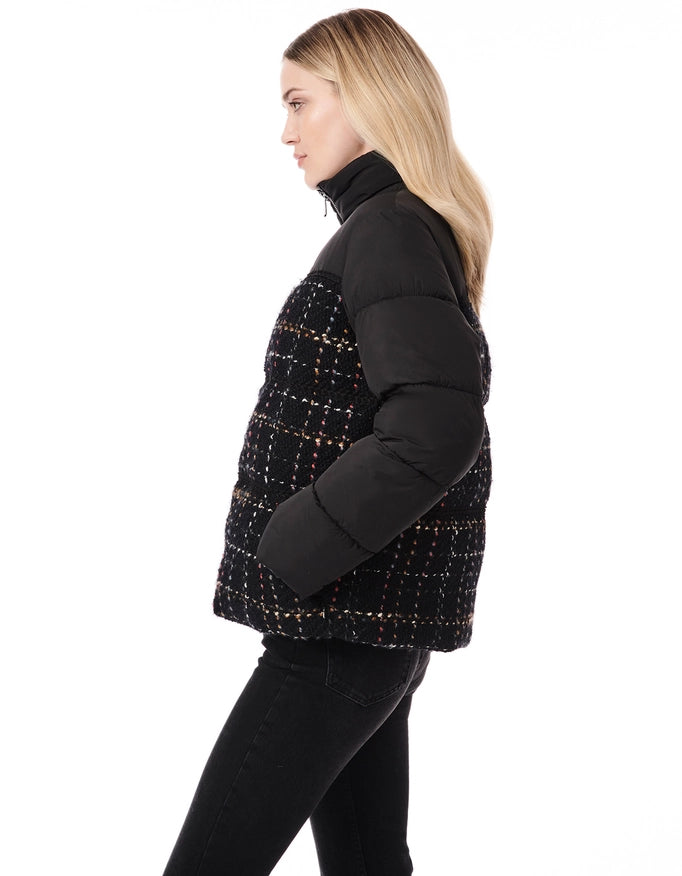 Mix Media Puffer Jacket-JACKET-Bernardo-Urbanheer