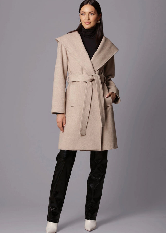 Twill Hooded Robe Coat-Avec Les Filles-Urbanheer