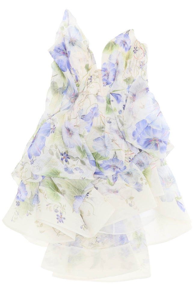 Floral Draped Nature-Inspired Dress