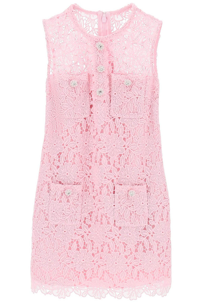 Floral Lace Mini Dress With Eight