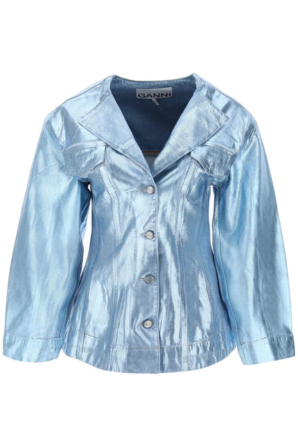 Foil Denim Jacket - Light Blue