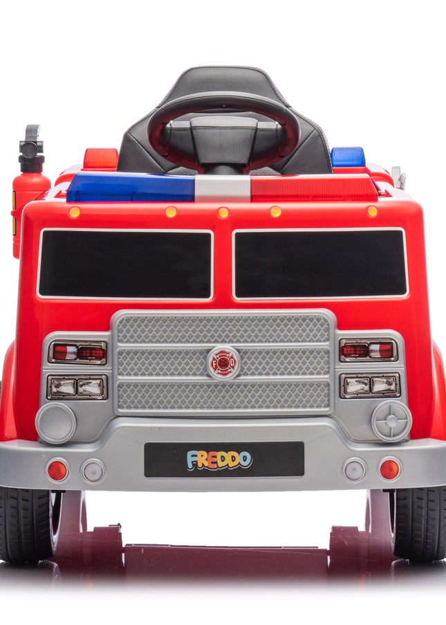 12V Freddo Fire Truck 1 Seater Ride On