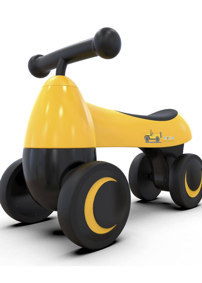 Freddo Toys 4 Wheel Balance Bike-Toys - Kids-Freddo Toys-yellow-Urbanheer