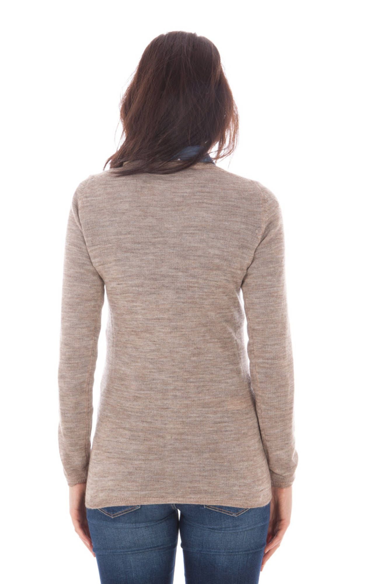 FRED PERRY CARDIGAN WOMAN BEIGE-Maglie-FRED PERRY-BEIGE-M-Urbanheer