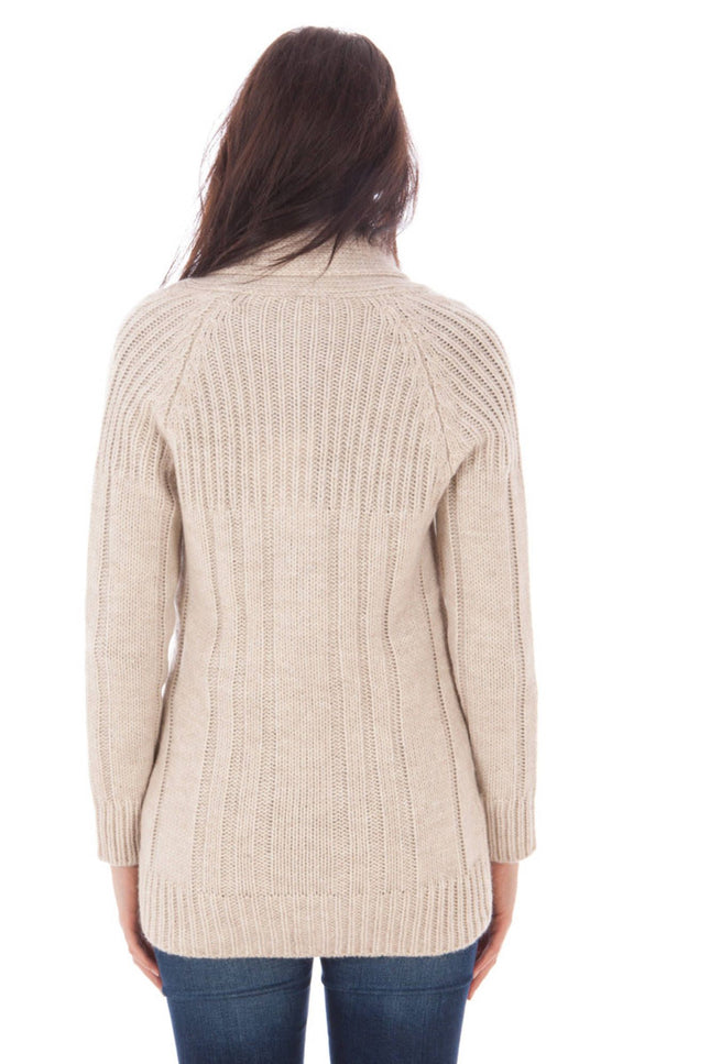 FRED PERRY CARDIGAN WOMAN BEIGE-Maglie-FRED PERRY-BEIGE-S-Urbanheer