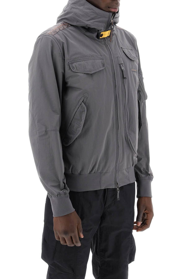 Gobi Hooded Bomber Jacket - Grey