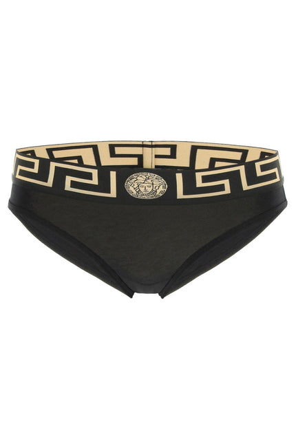 Greca Border Briefs - Black