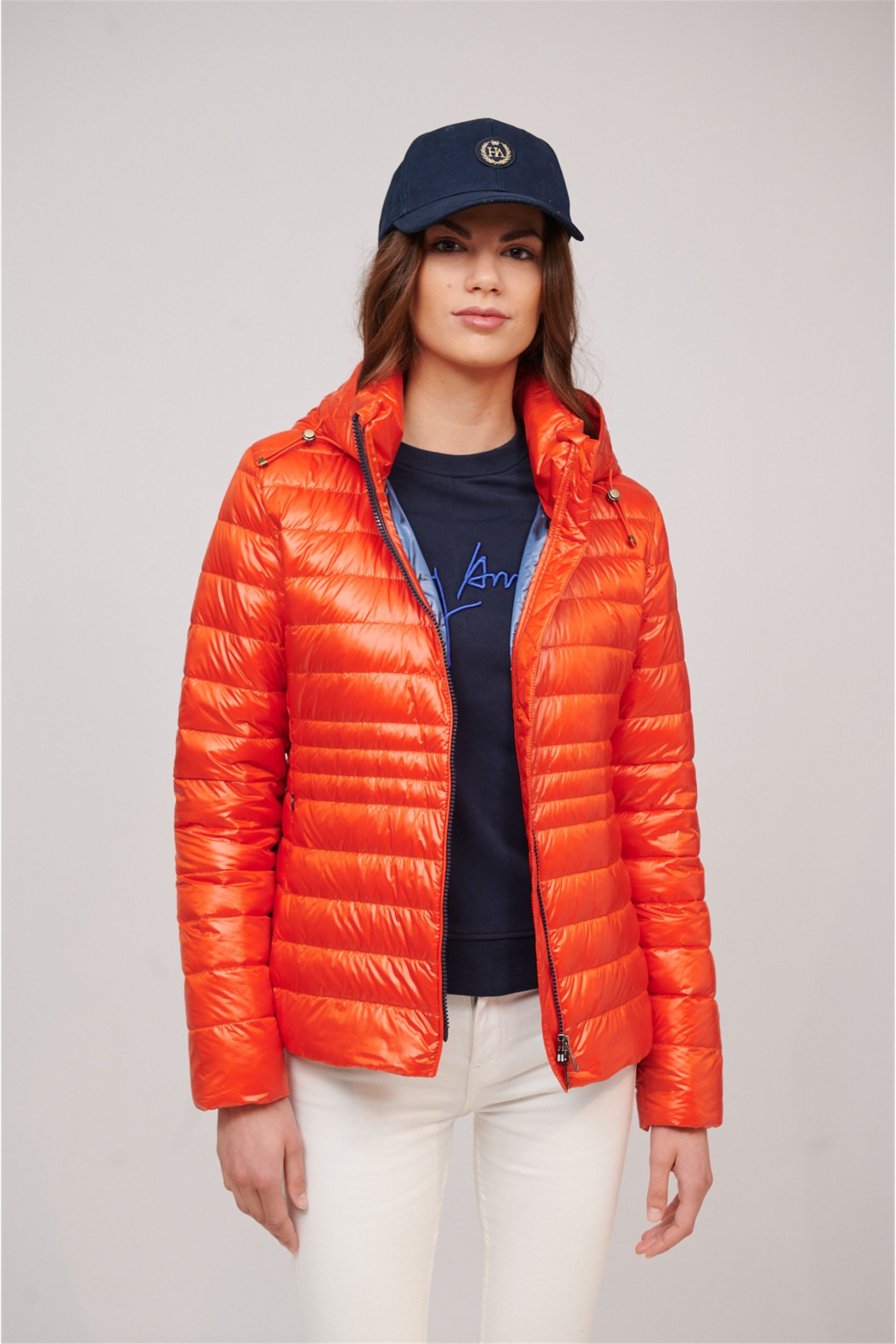 Halley New Women Puffer Jacket Red/Orange-Clothing - Women-Henry Arroway-Urbanheer