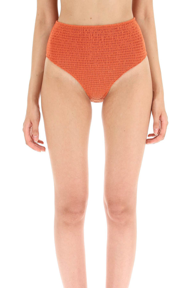 High-Waisted Bikini Bottom - Orange