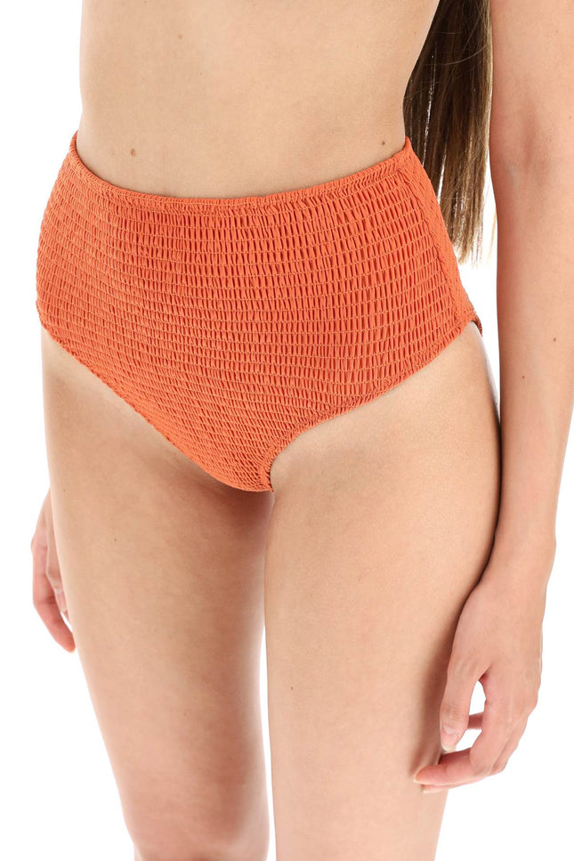 High-Waisted Bikini Bottom - Orange