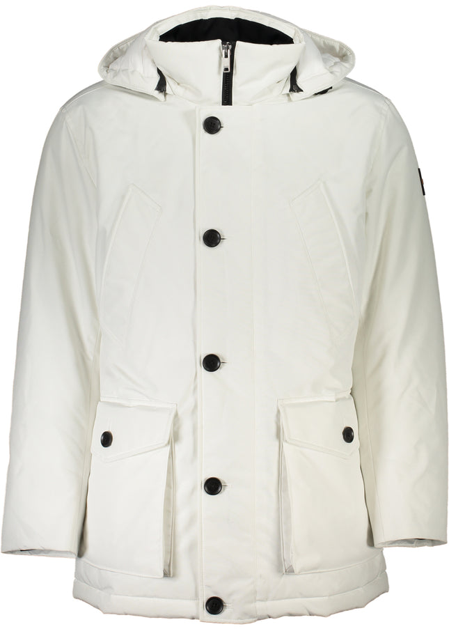 HUGO BOSS MEN'S WHITE JACKET-Giubbotti e piumini-HUGO BOSS-Urbanheer