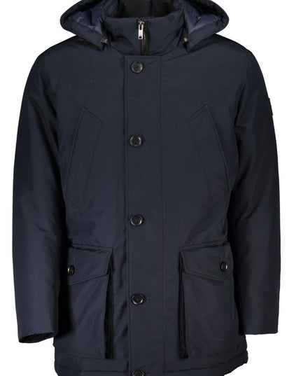 HUGO BOSS MEN'S BLUE JACKET-Giubbotti e piumini-HUGO BOSS-Urbanheer