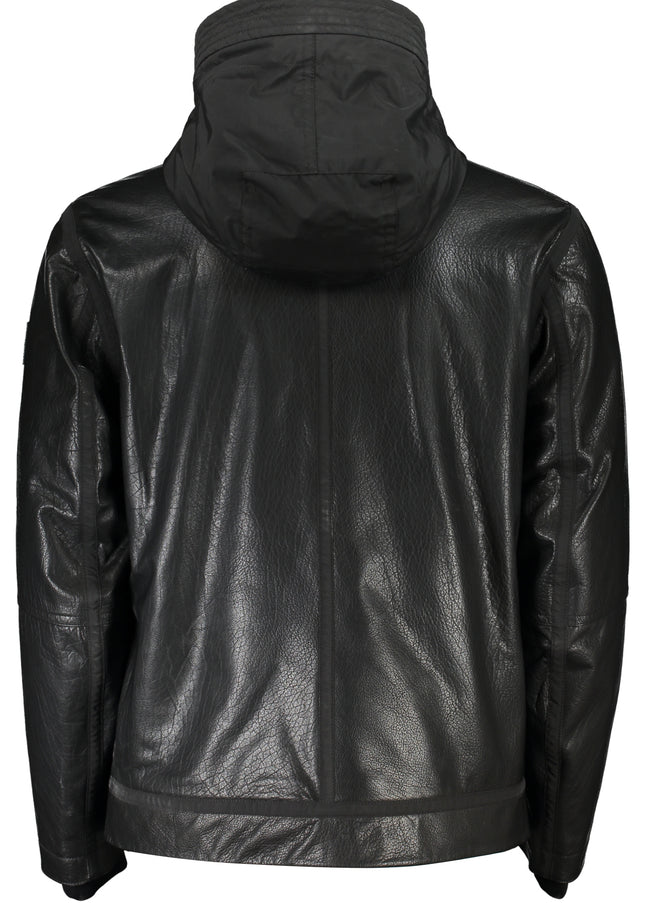 HUGO BOSS MEN'S BLACK JACKET-Giubbotti e piumini-HUGO BOSS-Urbanheer