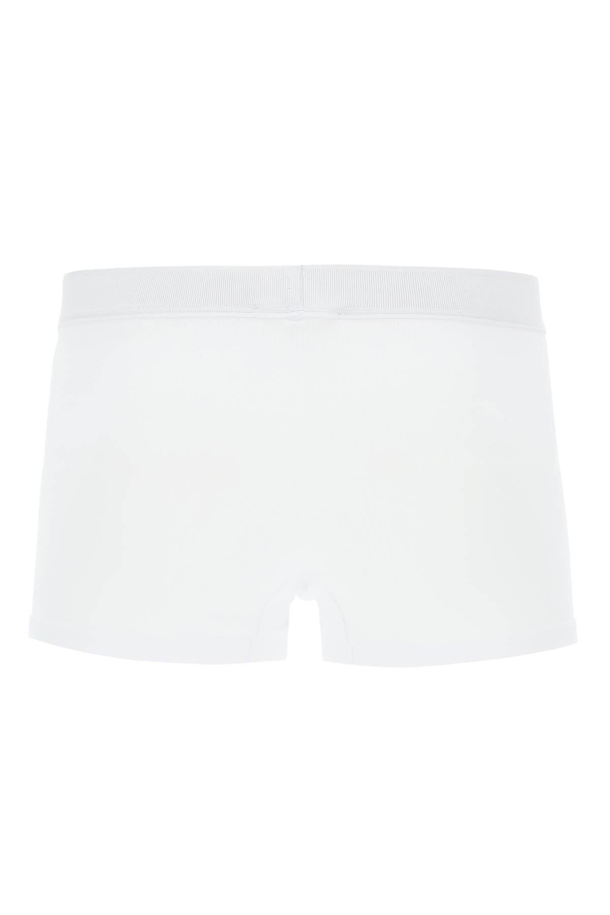 Intimate Boxer Shorts With Logo Band - White