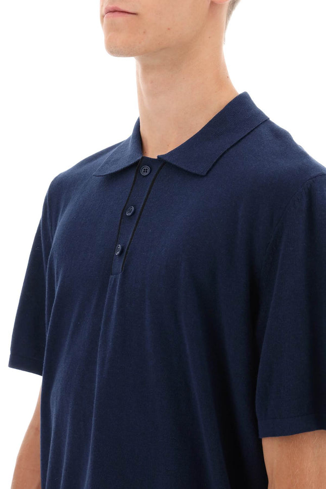 'Jacky' Knitted Cotton Polo Shirt