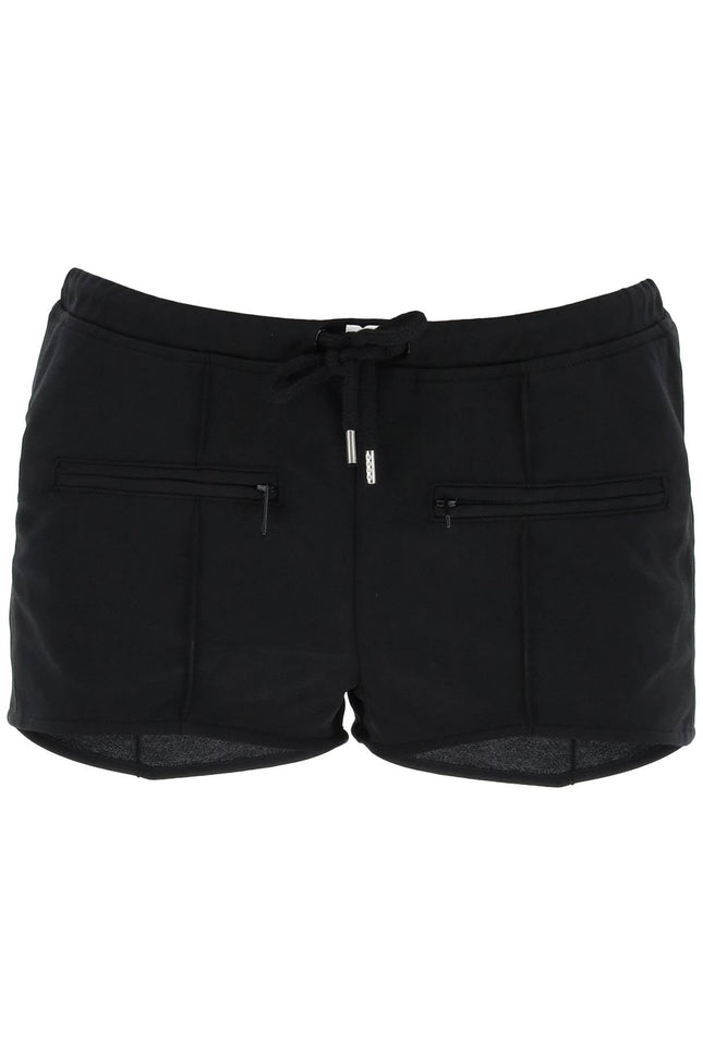 "Jersey Interlock Mini Shorts