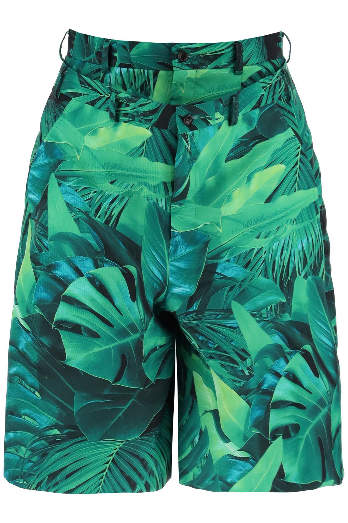 "Jungle Bermuda With Double Front Layer